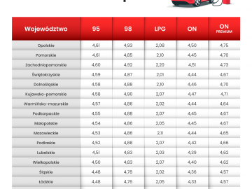  W tych miastach zatankujesz do pełna